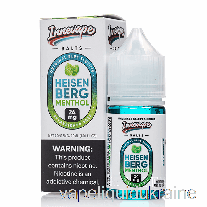 Vape Ukraine Heisenberg Menthol SALTS - Innevape E-Liquids - 30mL 50mg